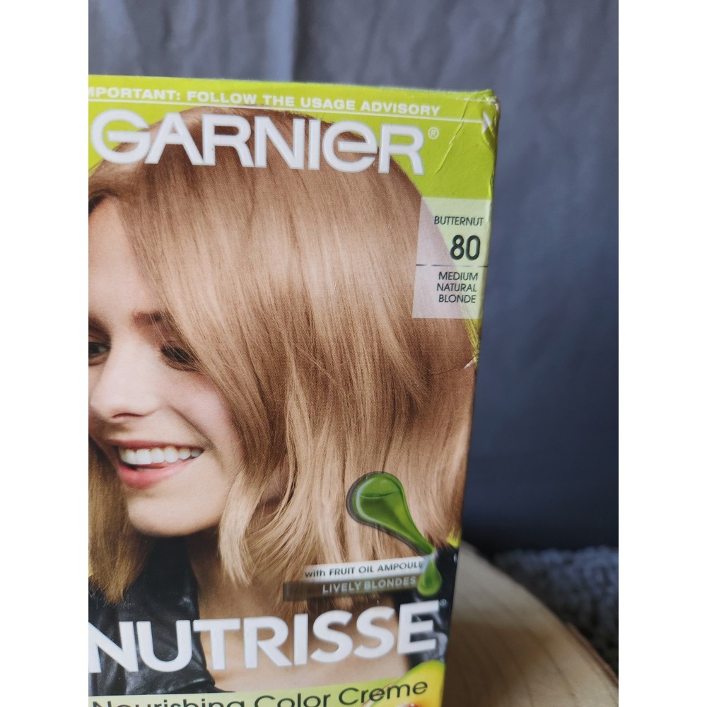 Garnier‎ Permanent Nourishing Color Creme 80 Medium Natural Blonde 1 Pack - Picture 2 of 7